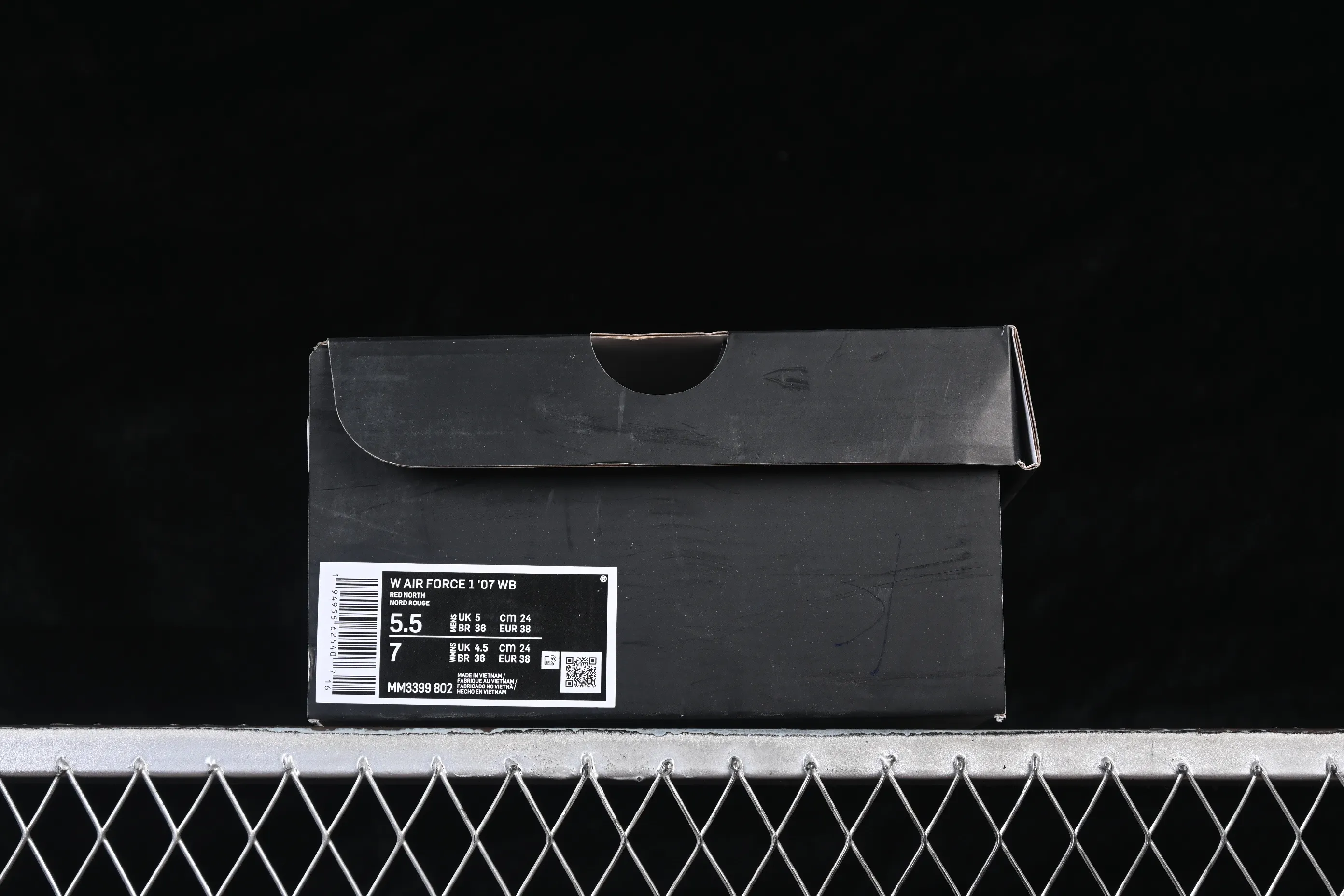 All categories Nk Air Force 1 Air Force series Nk Air Force 1 Low Air Force low top Nike Air Force 1'07 Low North Face co-branded beige gray red label Air Force 1 low top casual sneakers MM3399-802